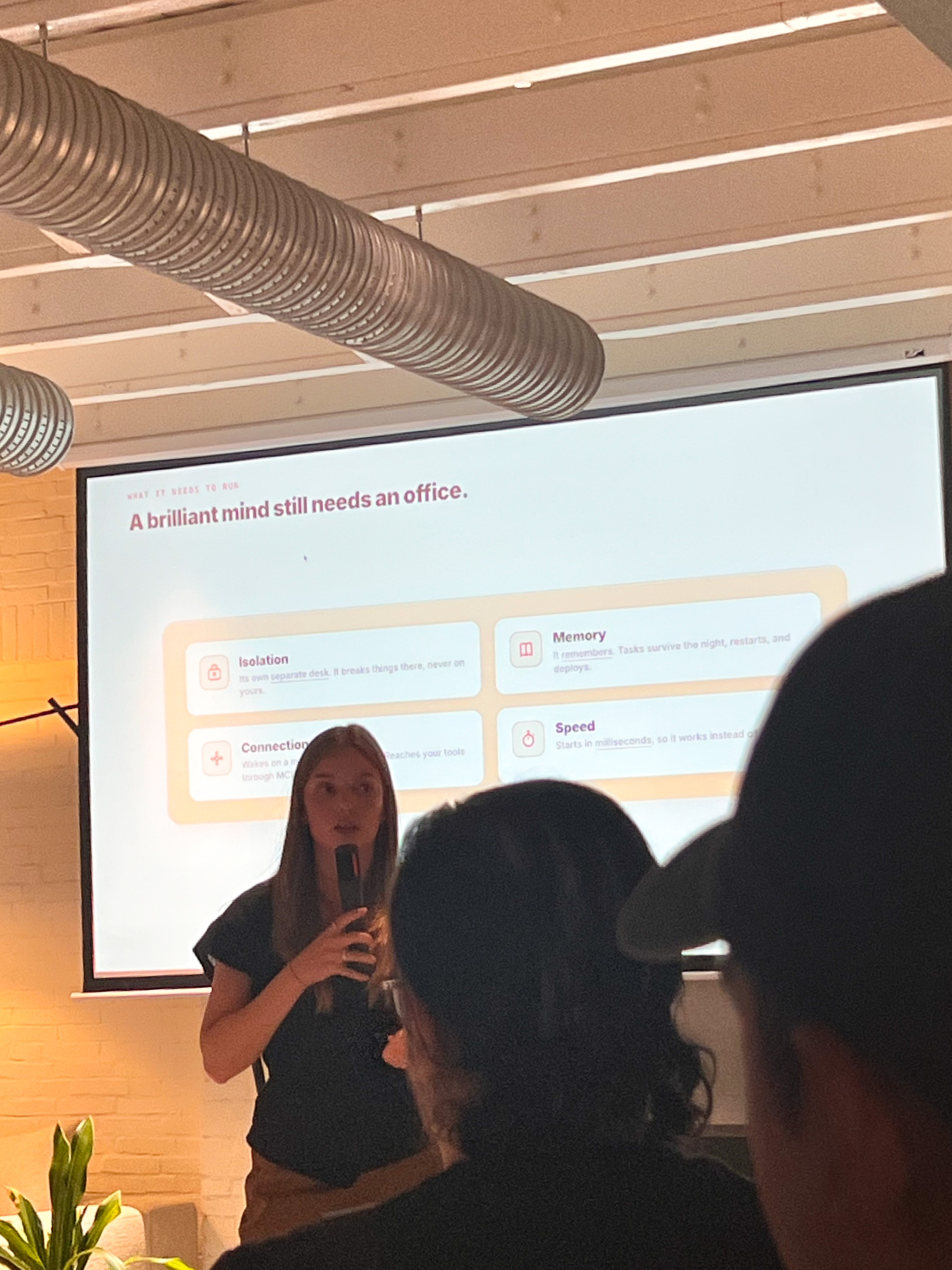 Margot Schipper from Cloudflare speaking during Future of Product #4 Agentic AI.